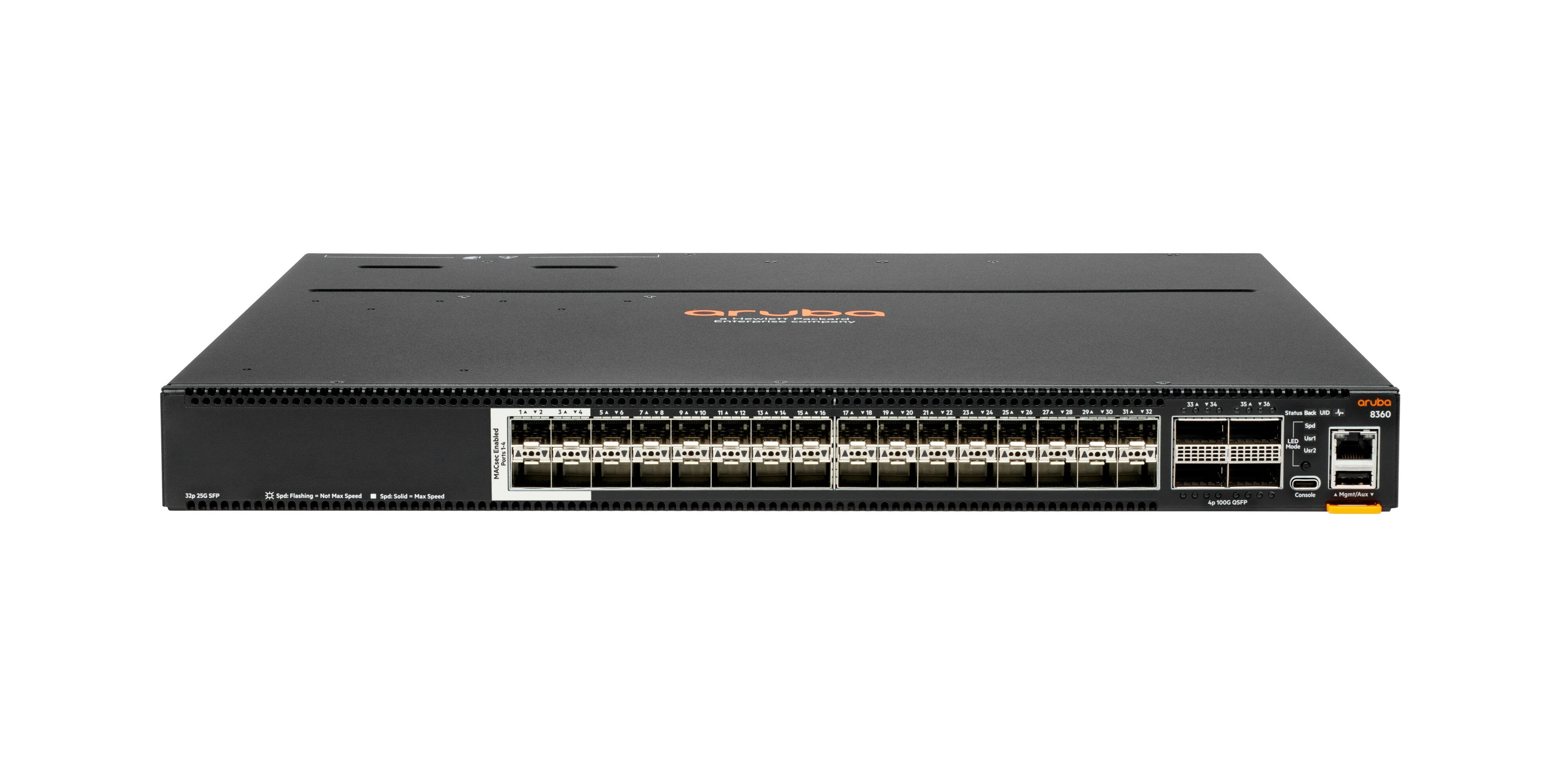 HPE Aruba CX 8360-32Y4C 32-Port 100G Switch with MACSec | JL700A – Avendor