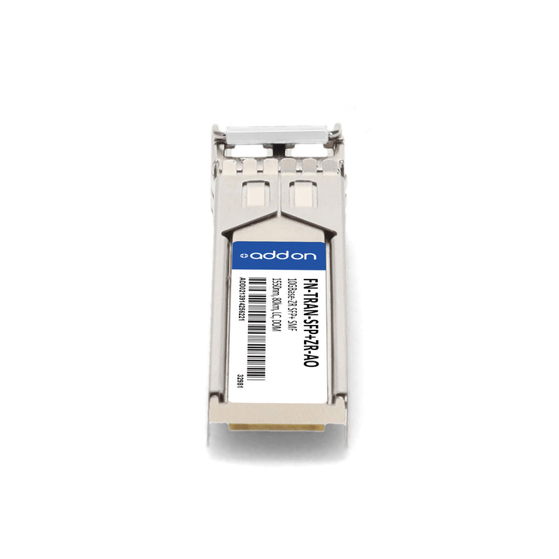 AddOn Fortinet® Compatible TAA 10GBase-ZR SFP+ Transceiver (SMF, 1550nm, 80km, LC, DOM)