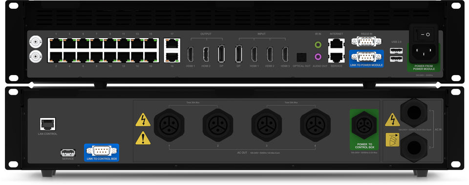ViewSonic LD-SCB-023 All-in-One 4U Control Box | LAN & RS-232 – Avendor
