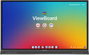 ViewSonic IFP7553-ED-M 75" 4K ViewBoard Interactive Flat Panel Display with Android 14 EDLA, TAA Compliant