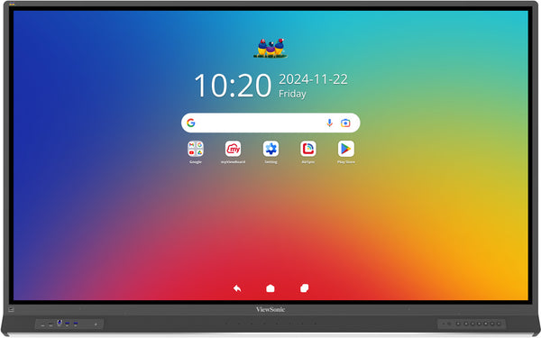 ViewSonic IFP6553-ED-M 65” 4K ViewBoard Interactive Display with Android 14 EDLA, TAA Compliant