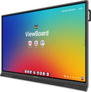 ViewSonic IFP7553-ED-M 75" 4K ViewBoard Interactive Flat Panel Display with Android 14 EDLA, TAA Compliant
