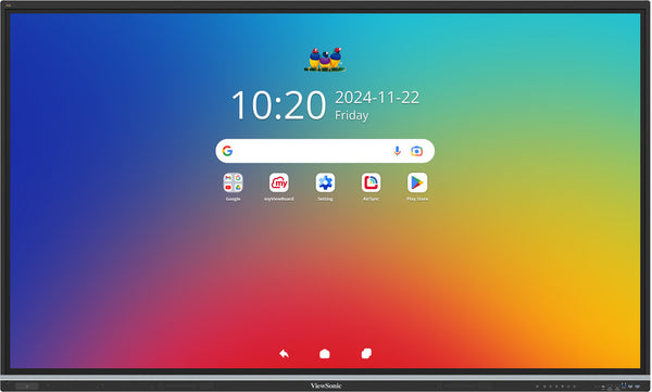 ViewSonic ViewBoard IFP8651 86” 4K Interactive Display | EDLA Certified with Android 14