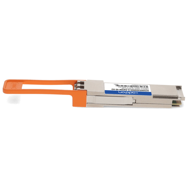 AddOn Fujitsu® HCD00D20I0000-0-4WDM-40 Compatible TAA 100GBase-4WDM-40 QSFP28 Transceiver (SMF, 1295nm to 1309nm, 40km, LC, DOM, -40 to 85°C)