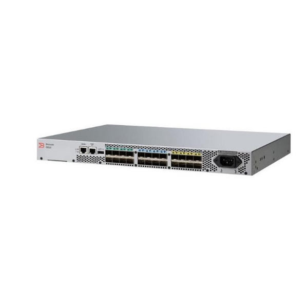 Brocade G610 24-Port 32G Fibre Channel Switch with 24×32Gb SFP+ and 1×AC PSU (BR-G610-24-32G-5-LNDP)