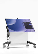 Salamander Designs FPS2/ELT/MS/GG Electric Lift & Tilt Mobile Stand for Microsoft Surface Hub 2S 50" – Graphite Gray
