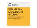 Kramer VSM-CLOUD-1Y-PACKAGE-250 – 1-Year VIA Site Management Cloud License (Up to 250 Devices)