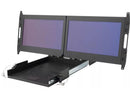 PCG Dual 23" Rack-Mount Rugged LCD Monitor Drawer – 2U | PCG-RMDDU-23