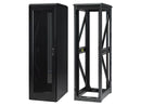 Eaton S-Series 42U Server Rack Enclosure, 30" W x 48" D, Split Perforated Doors, Black | ETN-ENC423048SD