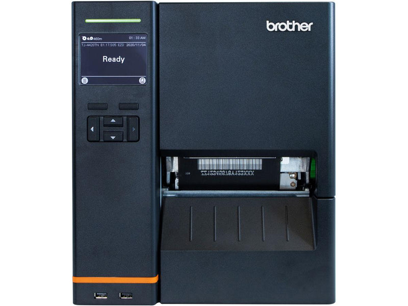 Brother TJ-4620TNWBP Titan Industrial Printer, 600dpi, 4.5", WLAN/LAN/USB/Serial/Bluetooth, Peeler, 2-Year Premier Warranty