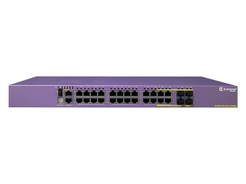 Extreme Networks ExtremeSwitching X440-G2-24p-10GE4 Ethernet Switch