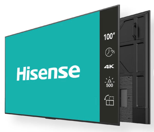 Hisense 100BM66D - 100” 4K UHD Digital Signage Display - 24/7 Operation Hisense