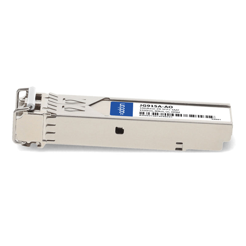 AddOn HP® JG915A Compatible TAA 10GBase-ZR SFP+ Transceiver (SMF, 1550nm, 80km, LC, DOM)