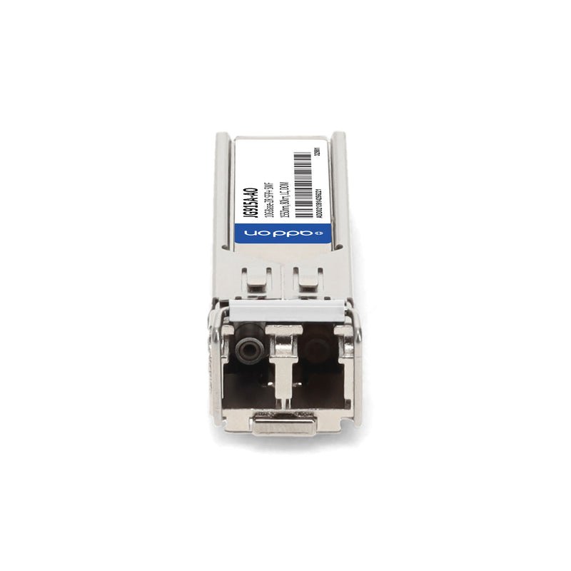 AddOn HP® JG915A Compatible TAA 10GBase-ZR SFP+ Transceiver (SMF, 1550nm, 80km, LC, DOM)