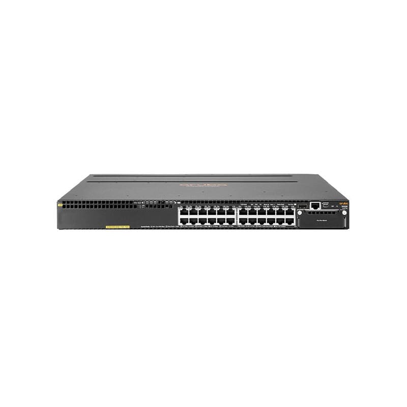 HPE Aruba 3810M 24G PoE+ 1-slot Layer 3 Switch | JL073AR