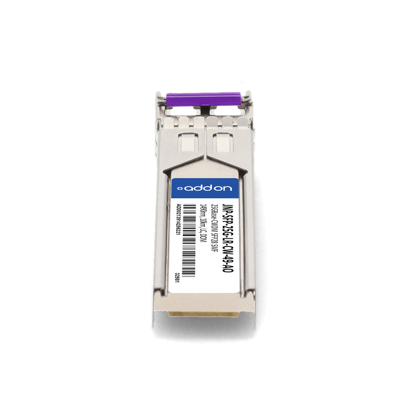 AddOn Juniper Networks® JNP-SFP-25G-LR-CW-49 Compatible TAA 25GBase-CWDM SFP28 Transceiver (1490nm, 10km, LC, DOM)