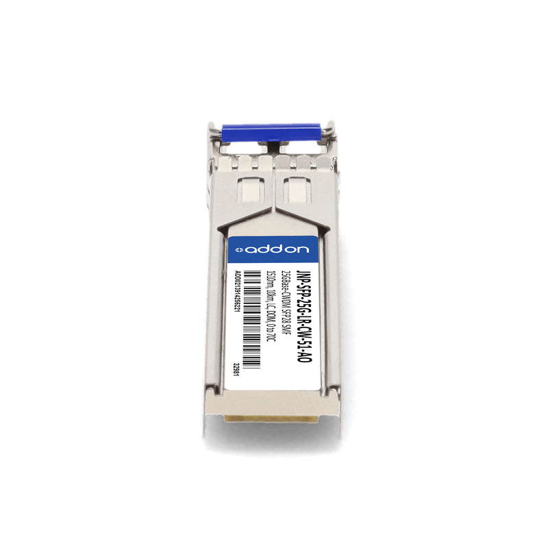 AddOn Juniper Networks® JNP-SFP-25G-LR-CW-51 Compatible TAA 25GBase-CWDM SFP28 Transceiver (SMF, 1510nm, 10km, LC, DOM)