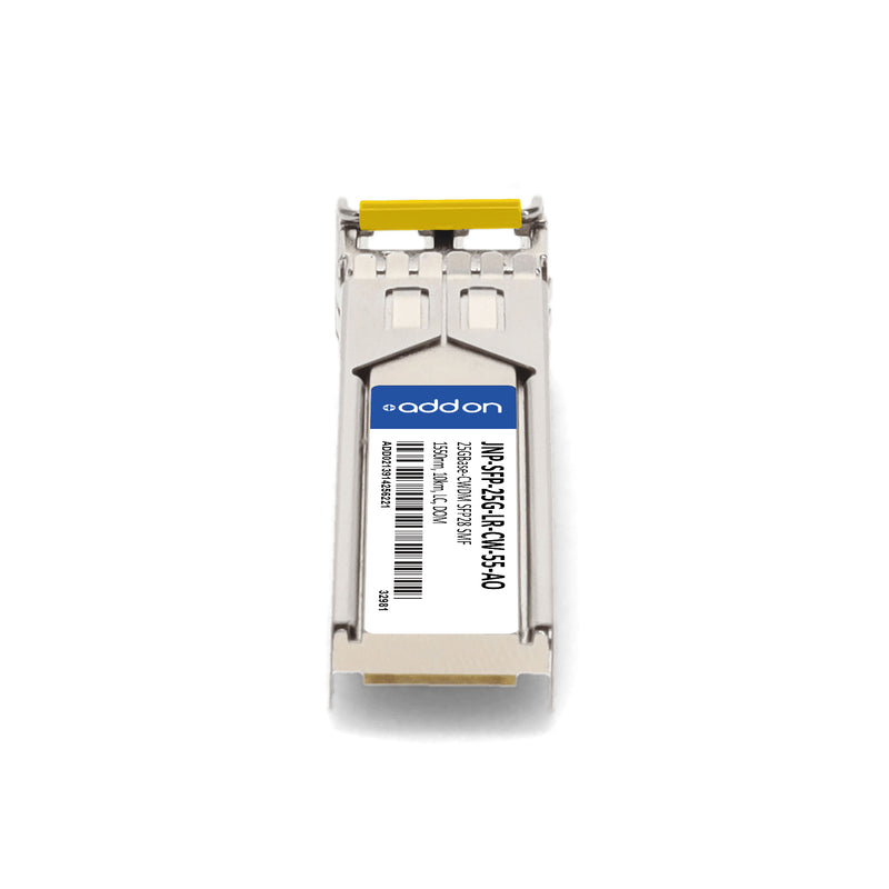 AddOn Juniper Networks® JNP-SFP-25G-LR-CW-55 Compatible TAA 25GBase-CWDM SFP28 Transceiver (SMF, 1550nm, 10km, LC, DOM)