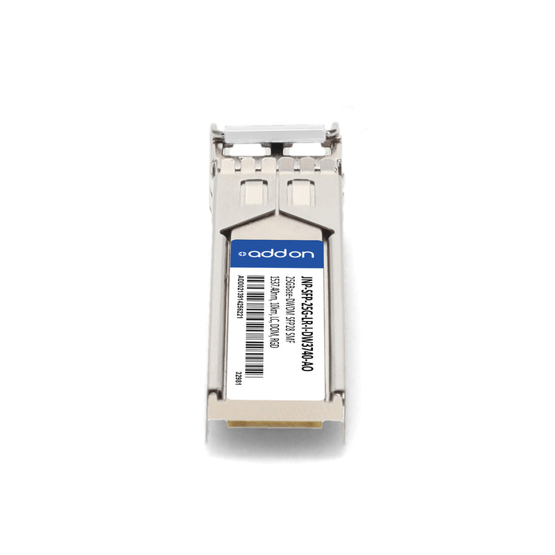 AddOn Juniper JNP-SFP-25G-LR-I-DW3740 Compatible TAA 25GBase-DWDM SFP28 Transceiver (1537.40nm, 10km, LC, DOM, Industrial)