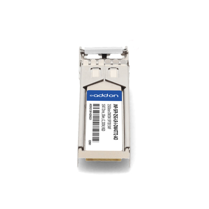 AddOn Juniper Networks® JNP-SFP-25G-LR-I-DW4772 Compatible TAA 25GBase-DWDM SFP28 Transceiver C-Band (SMF, 1547.72nm, 10km, LC, DOM, -40 to 85C)