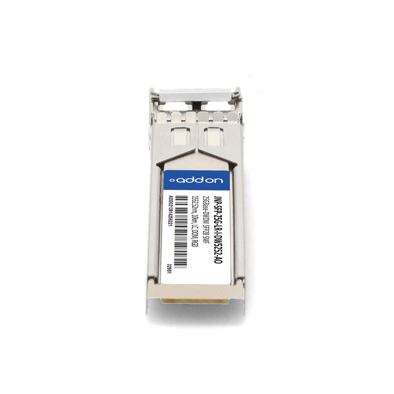 AddOn Juniper Networks® JNP-SFP-25G-LR-I-DW5252 Compatible TAA 25GBase-DWDM SFP28 Transceiver C-Band (SMF, 1552.52nm, 10km, LC, DOM, -40 to 85C)