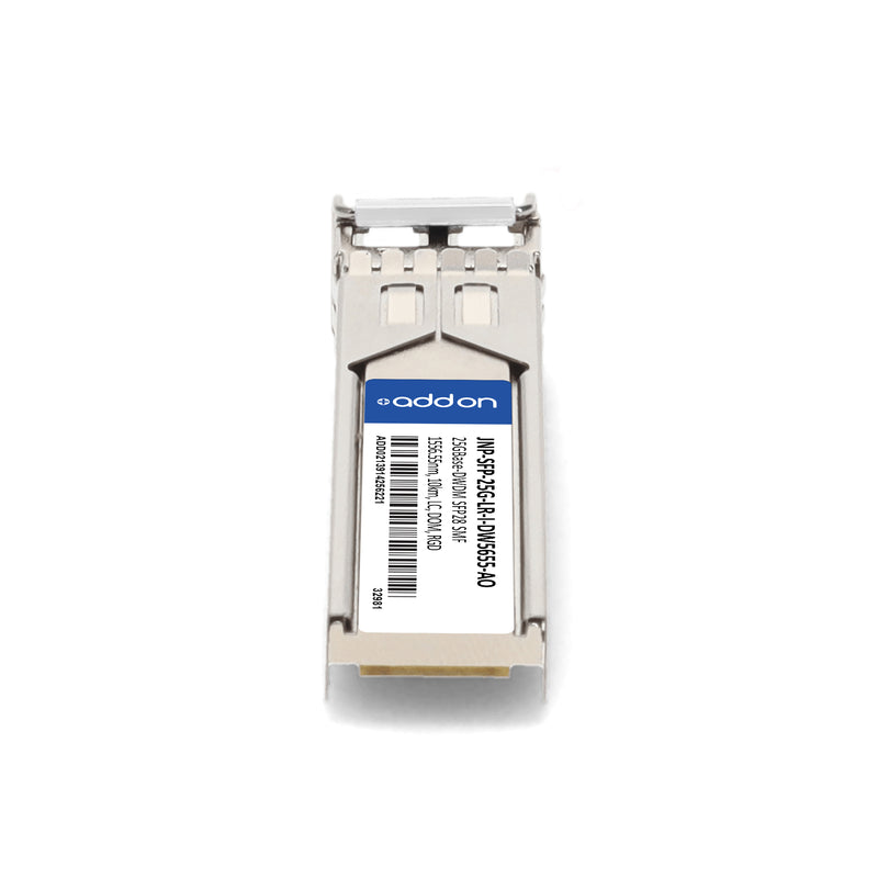 AddOn Juniper Networks® JNP-SFP-25G-LR-I-DW5655 Compatible TAA 25GBase-DWDM SFP28 (SMF, 1556.55nm, 10km, LC, DOM, -40 to 85C)