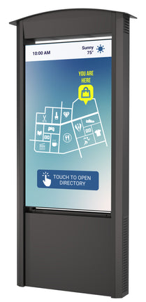Peerless-AV KOP55XHB  - Smart City Kiosk with 55" Xtreme™ High Bright Outdoor Display PEERLESS