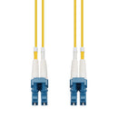 AddOn 1km LC to LC Yellow OS2 Duplex OFNR (Riser-Rated) Single-Mode Fiber Patch Cable