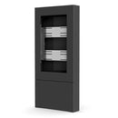 Chief Impact Floor Mounted Portrait Kiosk 49" Black (LF49UBP)
