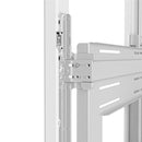 Chief Impact Floor Standing Back-to-Back Portrait 43" White Kiosk LF43UWP
