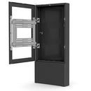 Chief Impact Floor Mounted Portrait Kiosk 49" Black (LF49UBP)