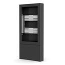 Chief Impact Floor Standing Portrait Kiosk for 55" Displays – Black (LF55UBP)