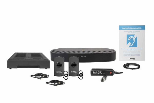 Listen Technologies LS-91-01-D ListenIR iDSP Level II System (Dante)