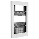 Chief Impact™ On-Wall Kiosk Portrait 49" White (LW49UWP)