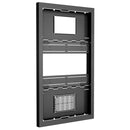 Chief Impact On-Wall Kiosk with Protective Glass Portrait 75 Inch Black LW75UBPG