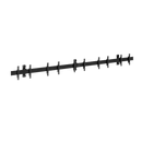 Chief Fusion Large 5x1 Modular Menu Board Wall Mount for 40–55" Displays – Black LWM5X1UM