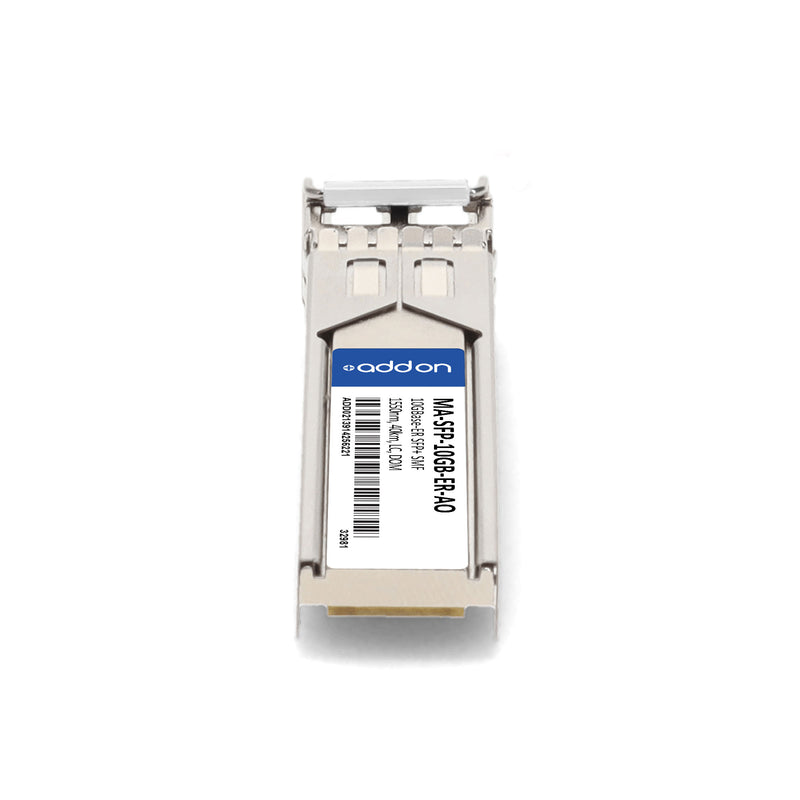 AddOn Cisco Meraki® MA-SFP-10GB-ER Compatible TAA 10GBase-ER SFP+ Transceiver (SMF, 1550nm, 40km, LC, DOM)