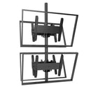 Chief Fusion® Medium Ceiling-Mounted 1×2 Display Stacker (MCM1X2U)