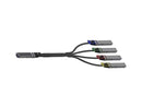 NVIDIA MCP7Y50-N003 800G Twin-Port OSFP to 4x 200G OSFP Passive Copper Splitter Cable, 3m, 26AWG