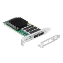 NVIDIA Mellanox MCX623106AS-CDAT ConnectX-6 Dx EN Adapter Card, 100GbE Dual-Port QSFP56, PCIe 4.0 x16, Secure Boot, No Crypto, Tall Bracket