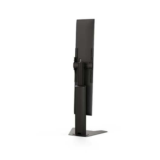Chief MFAUBSP Fusion™ Manual Height Adjustable Stretch Portrait Floor Stand – Black
