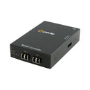 Perle S-1000MM-S2LC120 Gigabit Fiber-to-Fiber Media Converter, LC, 120 km