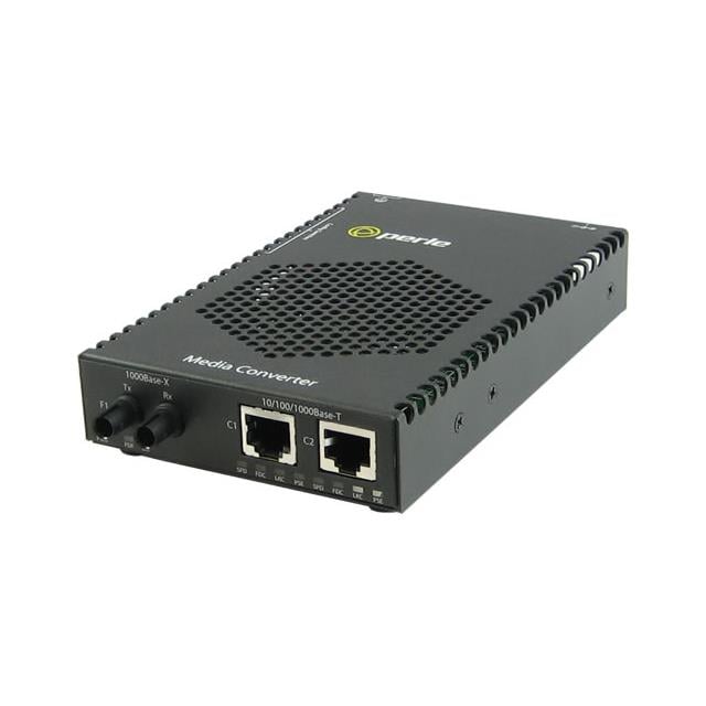 Perle S-1110DP-S2ST120 Gigabit PoE Media Converter – RJ-45 to 1550 nm ST Single Mode, 120 km