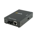 Perle S-110P-S2ST120 Fast Ethernet PoE Media & Rate Converter, 10/100Base-TX to 100Base-ZX (ST, 1550nm, 120km), AC Adapter
