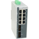 Perle IDS-710-C2MD2 Industrial Managed Ethernet Switch, 10-Port (8x RJ45, 2x 1000BLX SC, 2km), PRO Software
