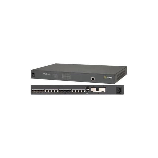 Perle IOLAN SCS16 Secure Console Server – 16-Port RS232 RJ45 Sun/Cisco Pinout, Dual Gigabit Ethernet