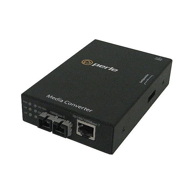 Perle S-110PP-S2ST120 Fast Ethernet PoE+ Media Converter, 10/100 RJ-45 to 100Base-ZX ST, 120 km, AC Adapter
