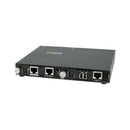 Perle S-1110DPP-M2ST2 Gigabit Ethernet PoE+ Media Converter – Dual RJ-45 to 1000BASE-LX ST (2 km)
