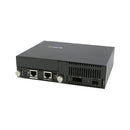 Perle SMI-1000-S2ST40 Gigabit Ethernet Managed Media Converter – RJ45 to ST Single Mode, 40km