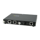 Perle S-1110PP-S1SC10U-XT Gigabit Industrial PoE+ Media Converter – 10/100/1000 to 1000BASE-BX, Single Strand SC, Extended Temp